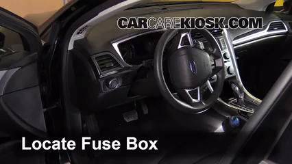 Interior Fuse Box Location: 2013-2016 Ford Fusion - 2014 Ford Fusion SE